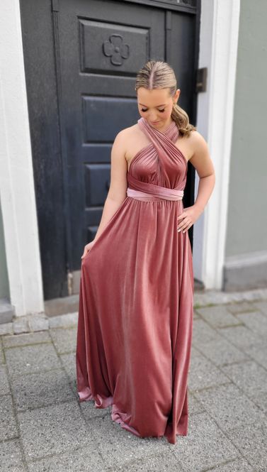 Hovedbilde Knytekjole Dusty rose